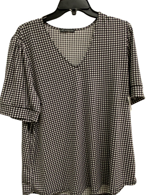 Vist Large View of Product Image Which is Used Adrianna Papell Short Sleeve Top L-12/14