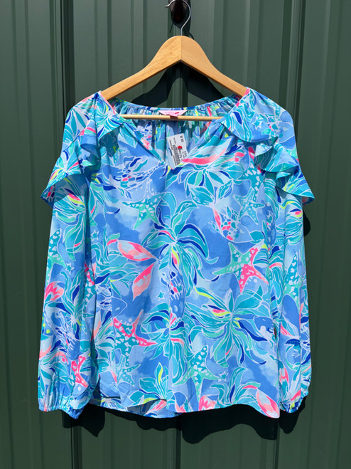 Vist Large View of Product Image Which is Used Lilly Pulitzer Long Sleeve Top XS-0/2