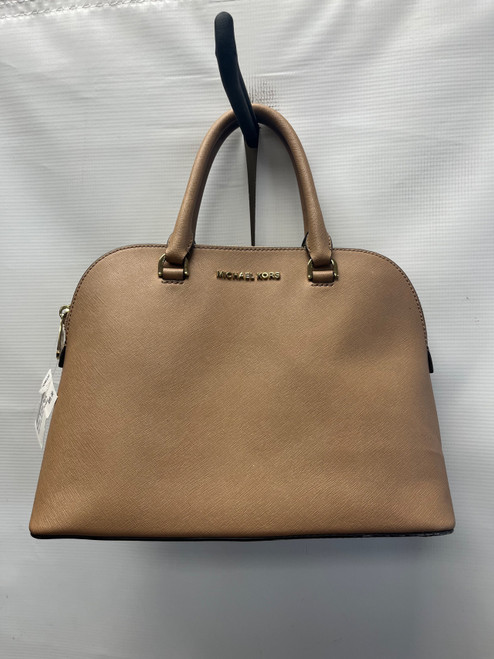 Vist Large View of Product Image Which is Used Michael Michael Kors Large Leather Handbag