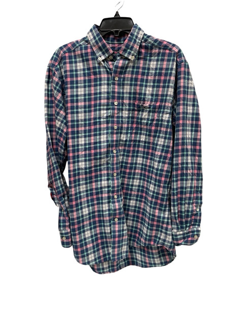 Vist Large View of Product Image Which is Used Vineyard Vines Mens Long Sleeve Top M/15-15.5