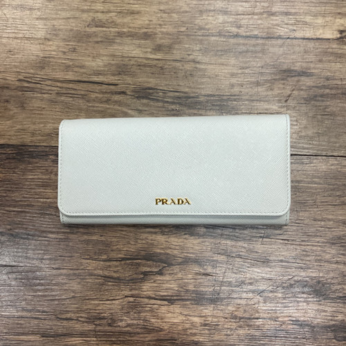 Vist Large View of Product Image Which is Used Prada Leather Wallet