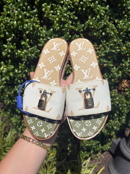 Vist Large View of Product Image Which is Used Louis Vuitton Monogram Sandals