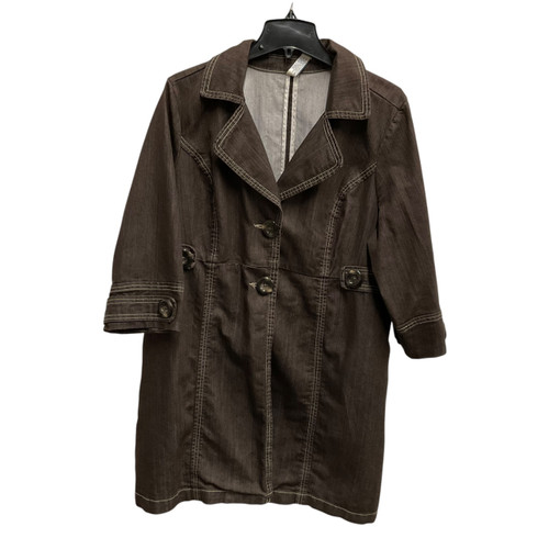 Vist Large View of Product Image Which is Used L A BLUES Long Light Jacket 1X-18