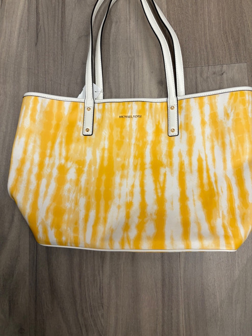 Vist Large View of Product Image Which is Used Michael Michael Kors Large Leather Handbag