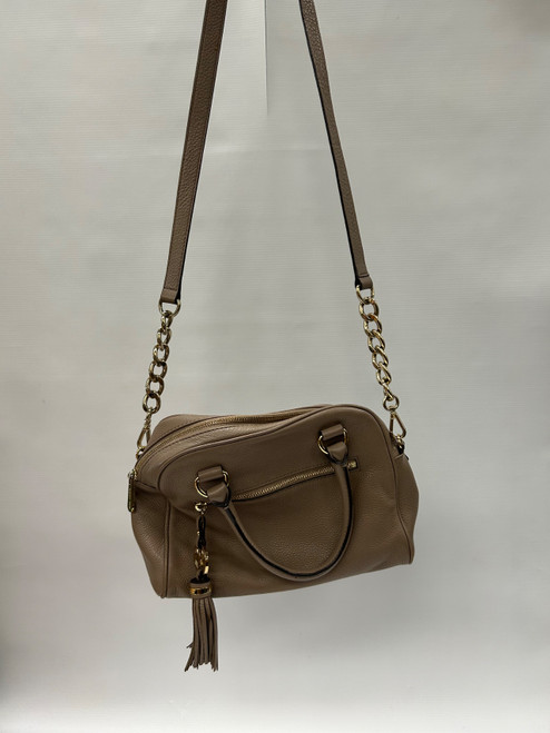 Vist Large View of Product Image Which is Used Michael Michael Kors Large Leather Handbag
