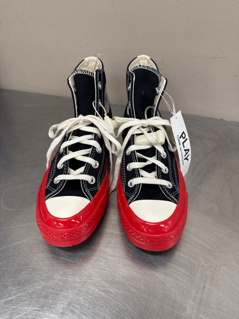 Vist Large View of Product Image Which is Used NWT Converse Play Red Black Heart Casual Shoes 8