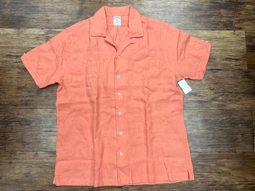Vist Large View of Product Image Which is Used Brooks Brothers Mens Short Sleeve Top M/15-15.5