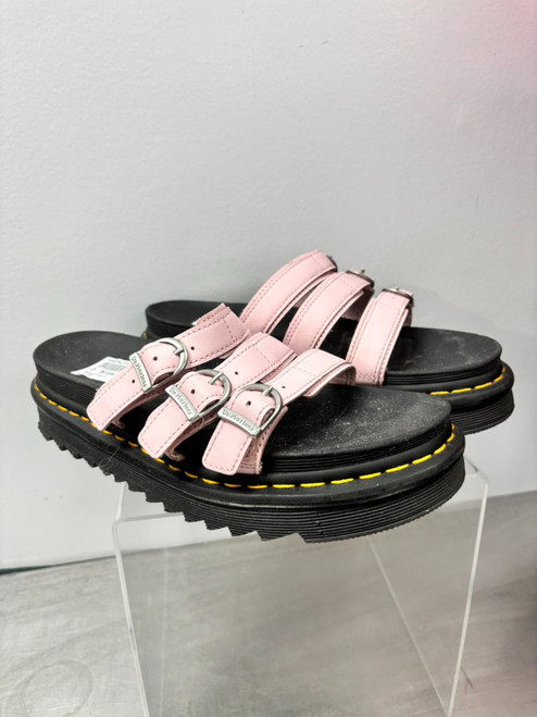 Vist Large View of Product Image Which is Used Dr. Martens Wedge Sandals 9