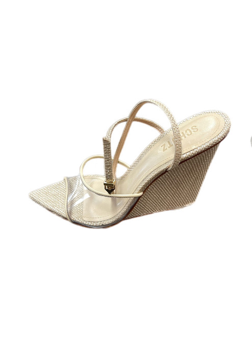 Vist Large View of Product Image Which is Used Schutz Wedge Sandals 8