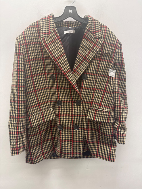 Vist Large View of Product Image Which is Used Red & Beige MNG by Mango Blazer M-8/10
