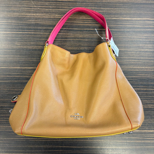 Vist Large View of Product Image Which is Used Coach Large Leather Handbag