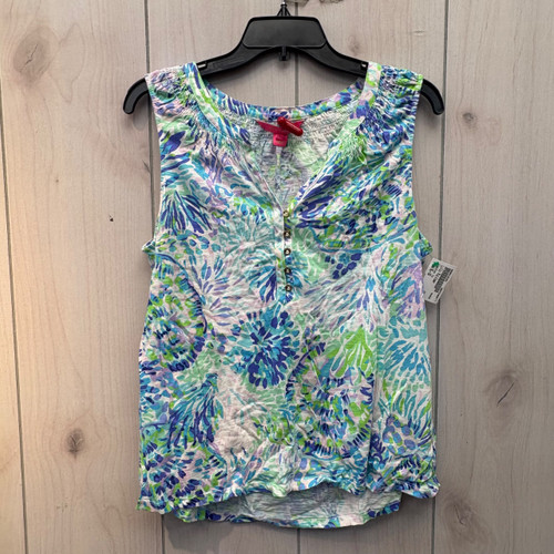Vist Large View of Product Image Which is Used Lilly Pulitzer Sleeveless Top XL-16