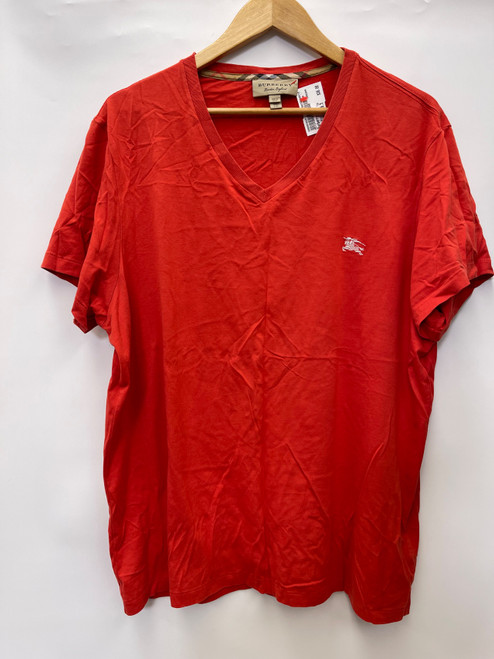 Vist Large View of Product Image Which is Used Burberry Mens Short Sleeve Top 2X/18-18.5