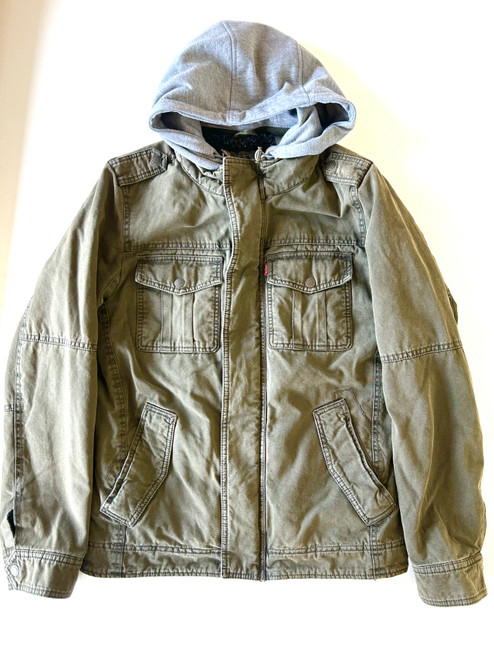Vist Large View of Product Image Which is Used Levi's Men's Short Heavy Coat S
