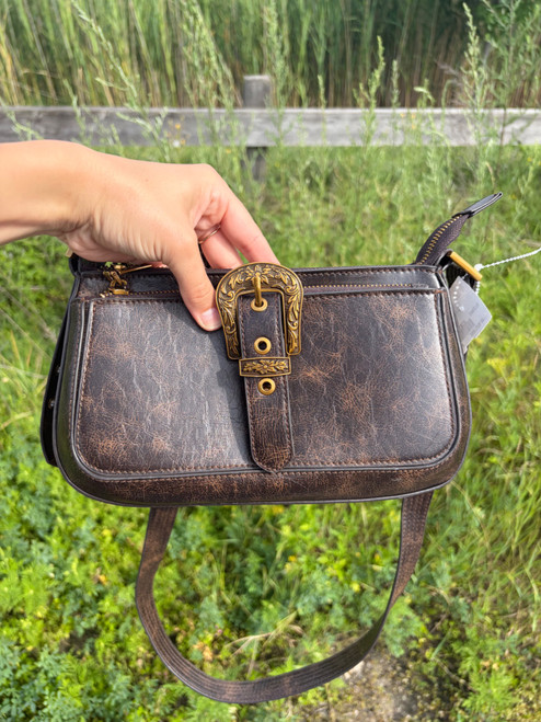 Vist Large View of Product Image Which is Used Steve Madden Large Leather Handbag