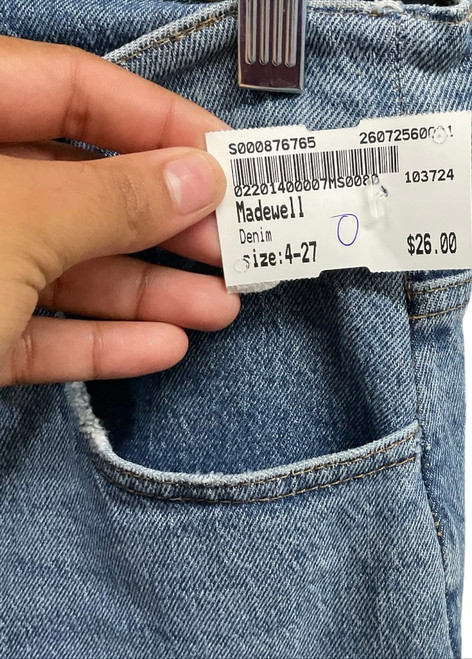 Vist Large View of Product Image Which is Used Madewell Denim 4-27