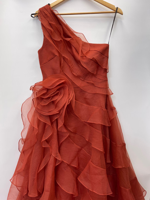 Vist Large View of Product Image Which is THEIA  Long Dress F S-4/6