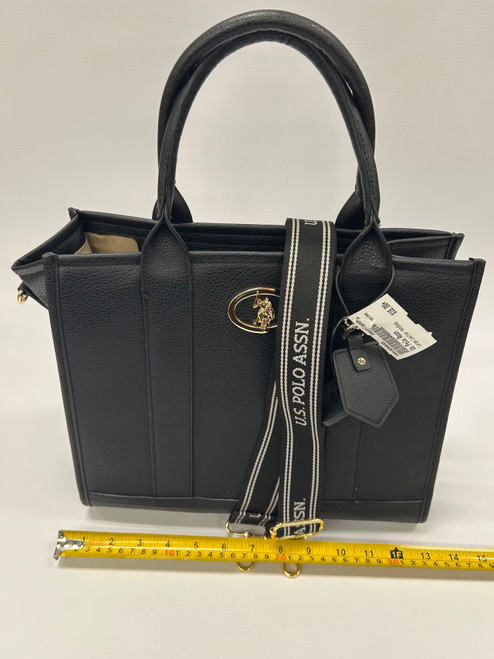 Vist Large View of Product Image Which is Used Us Polo Assn Large Leather Handbag