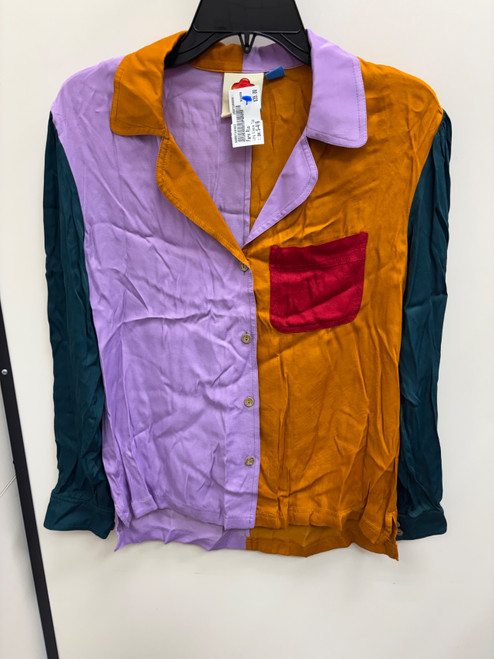 Vist Large View of Product Image Which is Used Farm Rio Long Sleeve Top S-4/6