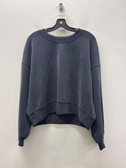Vist Large View of Product Image Which is Used Lululemon Athletica Dark Grey Active Sweatshirt M-8/10