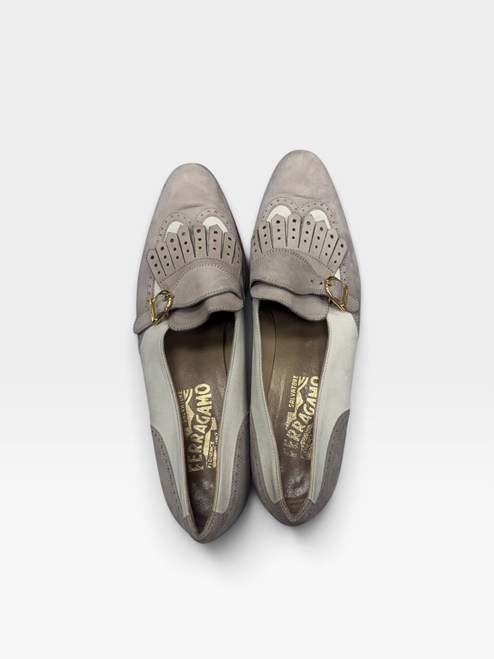 Vist Large View of Product Image Which is Used Salvatore Ferragamo Flats 7.5