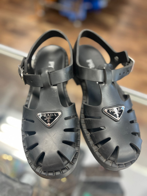 Vist Large View of Product Image Which is Used Prada gladiator Sandals 6.5