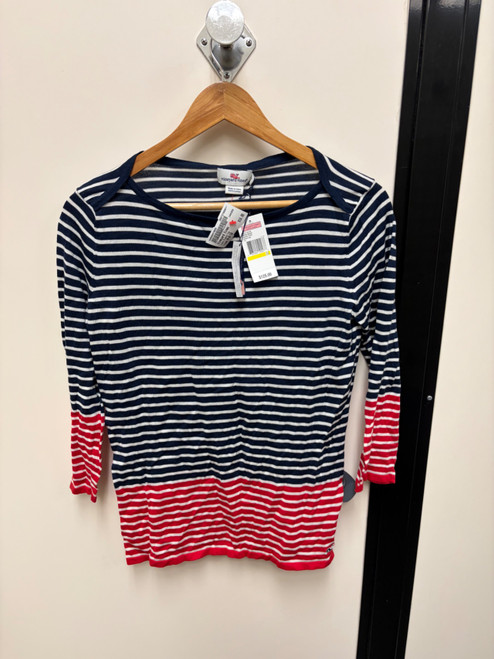 Vist Large View of Product Image Which is Used Vineyard Vines Long Sleeve Top M-8/10