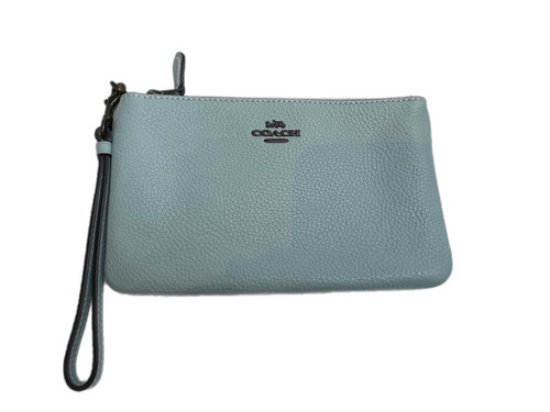 Vist Large View of Product Image Which is Used Coach Leather Wristlet