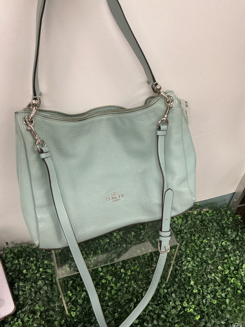 Vist Large View of Product Image Which is Used Coach Large Leather Handbag