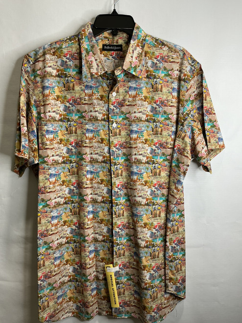Vist Large View of Product Image Which is Used Bullock&Jones  Mens Short Sleeve Top XL/17-17.5