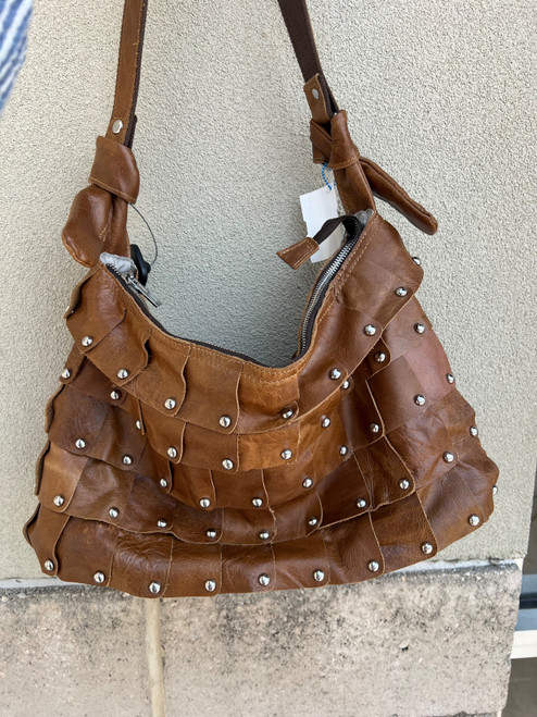 Vist Large View of Product Image Which is Used Amerileather Small Leather Handbag (LIKE NEW)