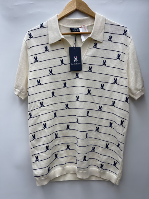 Vist Large View of Product Image Which is Used Psycho Bunny Mens Short Sleeve Top M/15-15.5