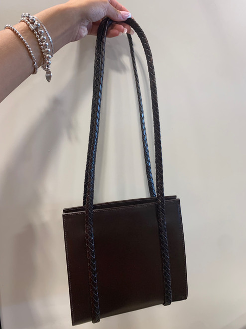 Vist Large View of Product Image Which is Used Bally Small Leather Handbag