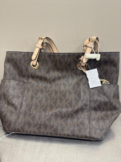 Vist Large View of Product Image Which is Used Brown Michael Michael Kors Large Handbag