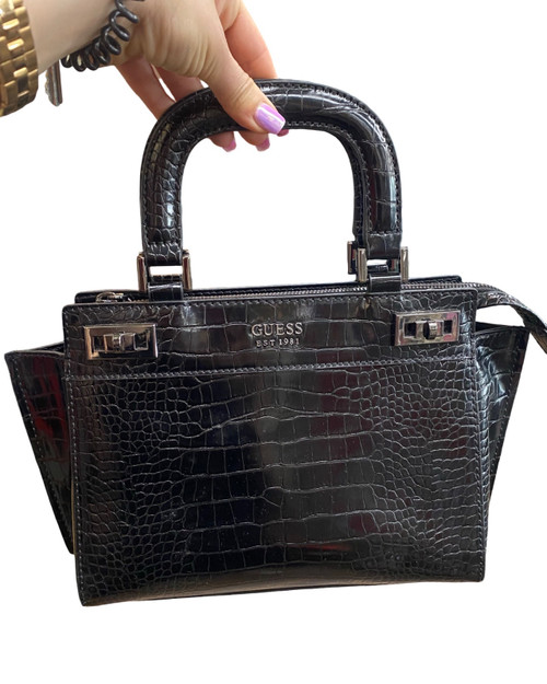 Vist Large View of Product Image Which is Used Guess Small Leather Handbag