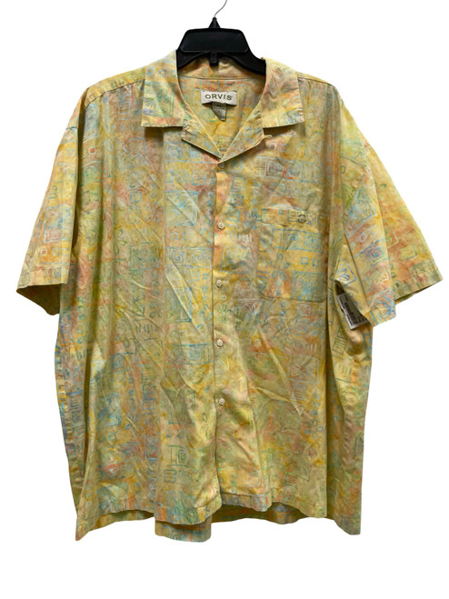 Vist Large View of Product Image Which is Used Orvis Mens Short Sleeve Top 2X/18-18.5