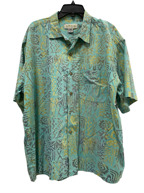 Vist Large View of Product Image Which is Used Orvis Mens Short Sleeve Top XL/17-17.5