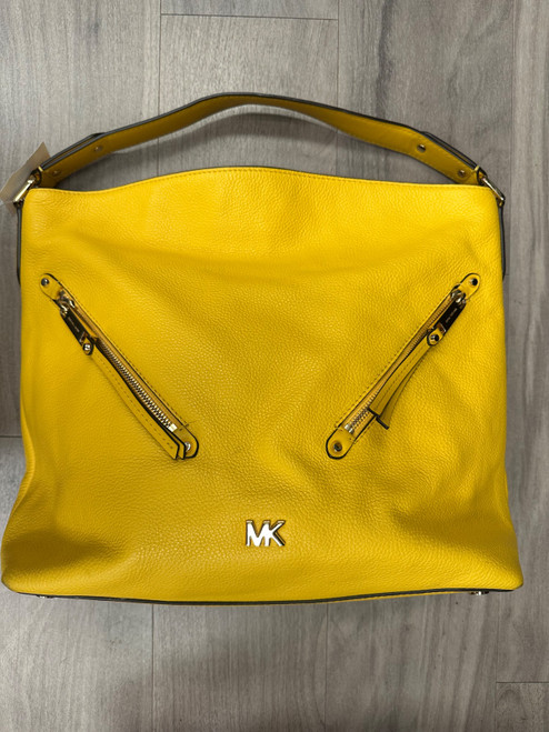 Vist Large View of Product Image Which is Used Michael Michael Kors Large Leather Handbag