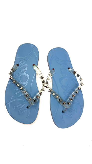 Vist Large View of Product Image Which is Used Christian Louboutin Flip Flops 7.5