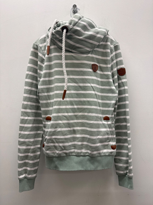 Vist Large View of Product Image Which is Used Wanakome Green Striped Sweatshirt L-12/14