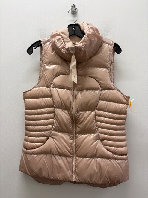 Vist Large View of Product Image Which is Used Peachy Lululemon Athletica Fluffin Awesome Lightweight Vest M-8/10 Lisa TO