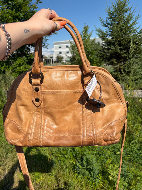 Vist Large View of Product Image Which is Used Frye Large Leather Handbag
