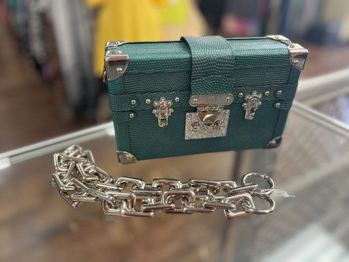 Vist Large View of Product Image Which is Used Louis Vuitton petite Malle exotic lizard skin bag