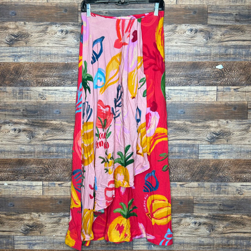 Vist Large View of Product Image Which is Used Farm Rio Long Skirt S 4-6/27-28