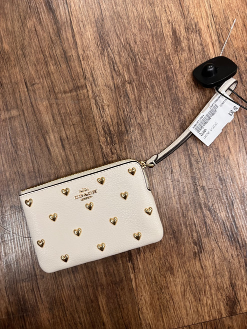 Vist Large View of Product Image Which is Used Coach Leather Wristlet