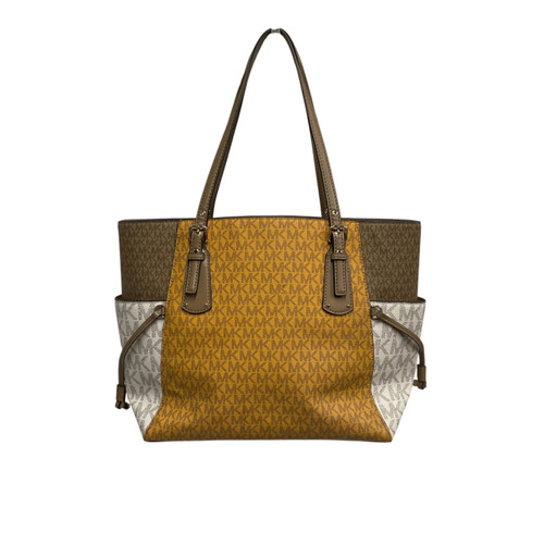Vist Large View of Product Image Which is Used Michael Michael Kors Large Leather Handbag