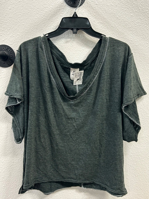 Vist Large View of Product Image Which is Used Free People Short Sleeve Top XS-0/2