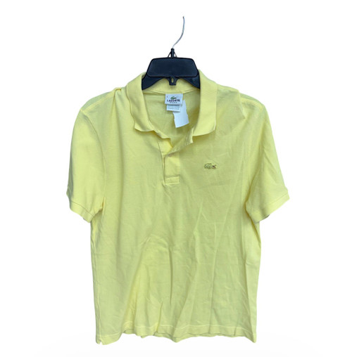 Vist Large View of Product Image Which is Used Lacoste Mens Short Sleeve Top M/15-15.5