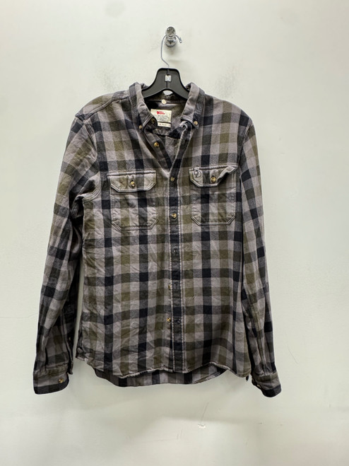 Vist Large View of Product Image Which is Used  Grey Fjallraven Kanken Mens Long Sleeve Top M/15-15.5