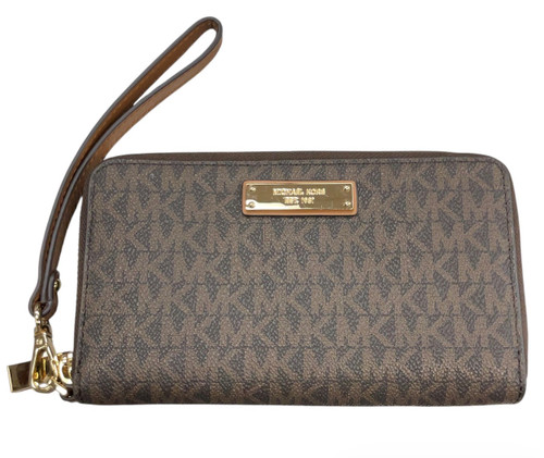 Vist Large View of Product Image Which is Used Michael Michael Kors Wristlet